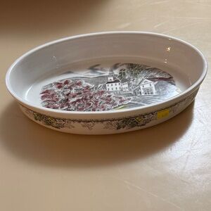 Johnson Brothers The Friendly Village oval baker / serving dish. Made in England